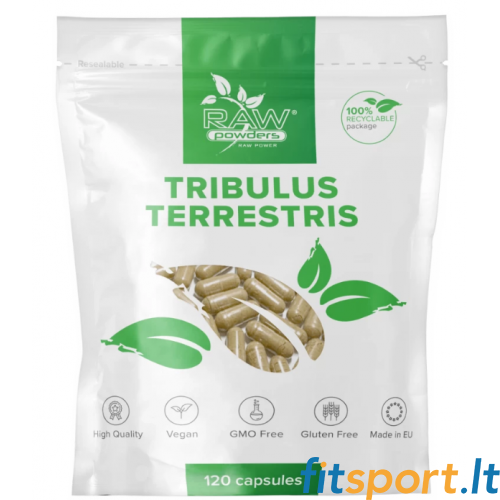 Raw Powders Tribulus Terrestris 120 vāciņi. 