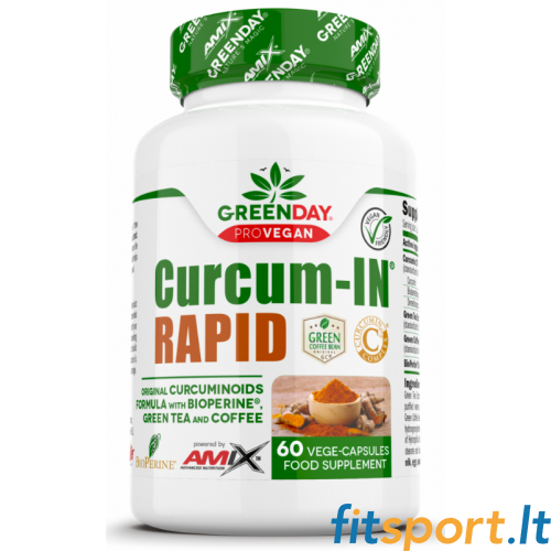 Амикс GreenDay Curcum-IN Rapid 60 капсул. 
