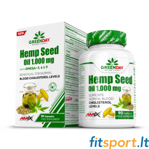 Amix GreenDay Hemp Seed Oil 90 caps. 