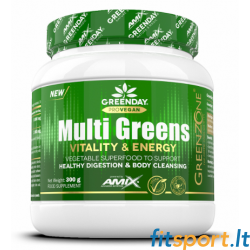 Amix GreenDay ProVegan MultiGreens Vitality & Energy 300 g. 