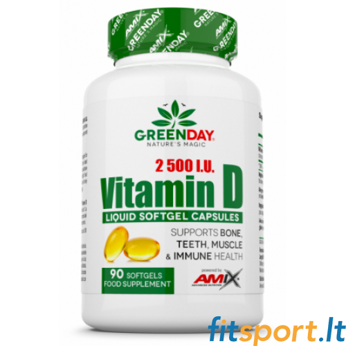 Amix GreenDay Vitamin D3 2500 I.U. 90 kaps. 