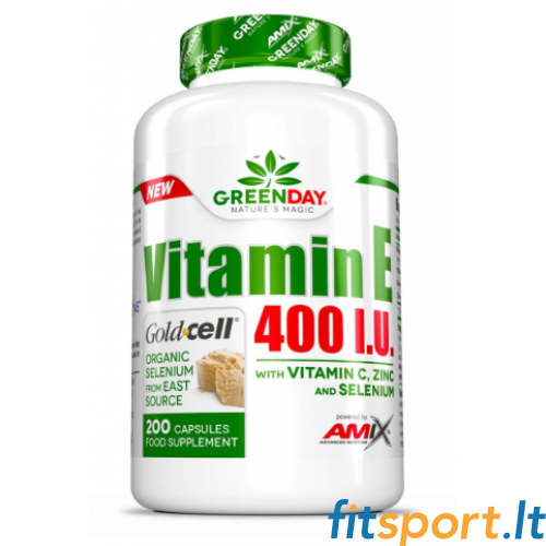 Amix GreenDay Vitamin E 400 I.U. 200 graves 