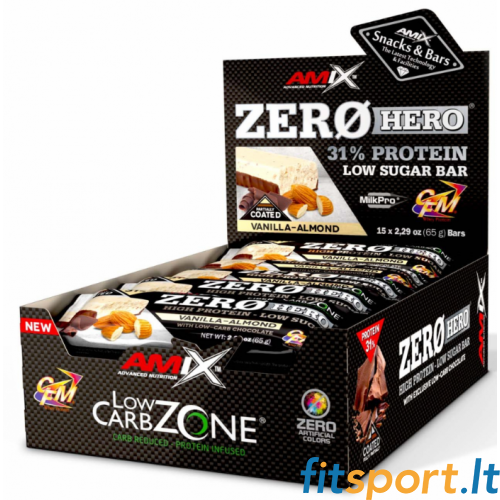 Amix Nutrition Zero Hero 31% Protein Bar BOX (15 x 65 g.) 