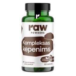 Raw Powders Kompleksas Kepenims 60 tab.