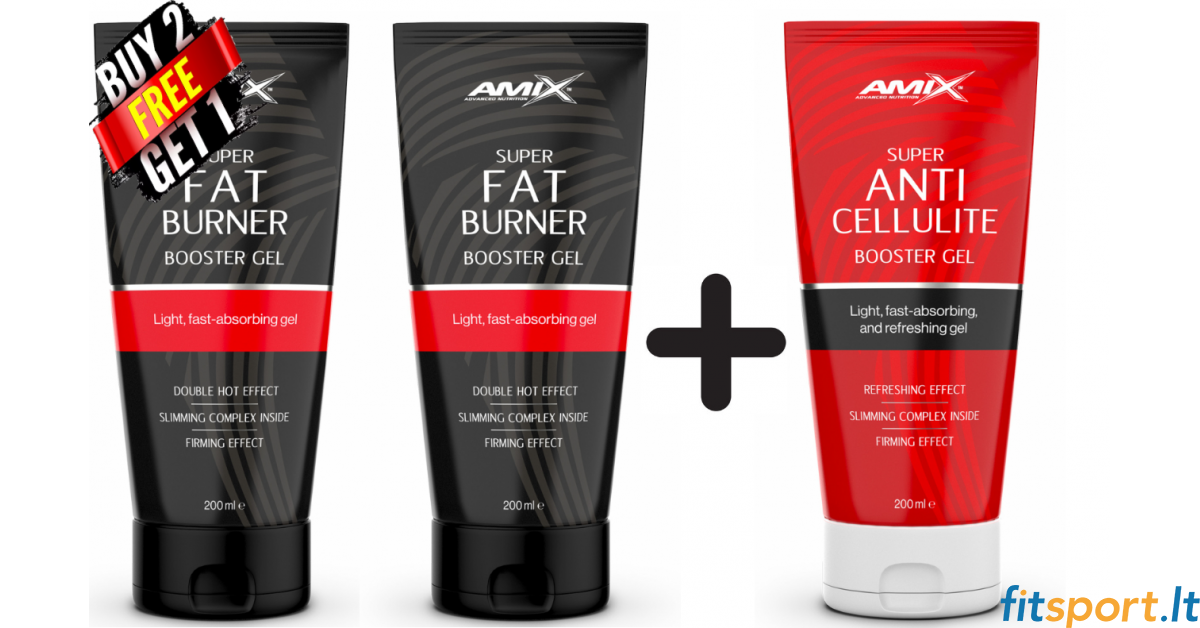 3 FOR THE PRICE OF 2! Amix Nutrition Super Fat Burner Booster Gel