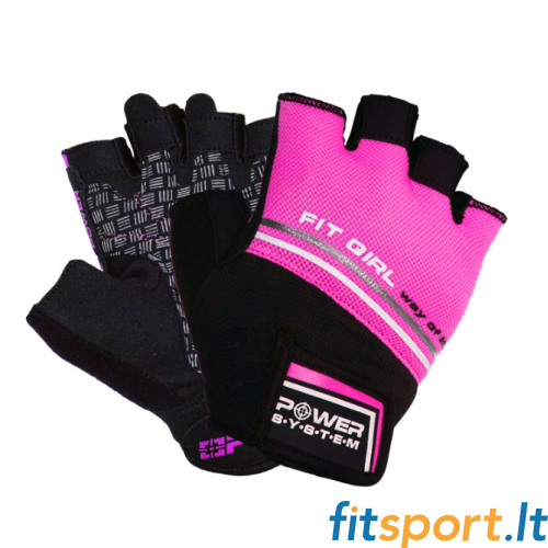 Power System Womens Weightlifting Gloves Fit Girl Evo (pink) 