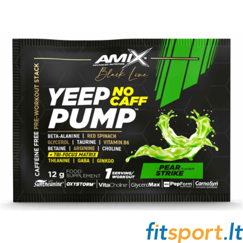 Amix Black Line Yeep Pump No Caff 12 g. - Be kofeino 