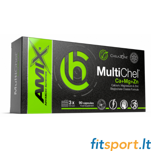 Amix ChelaZone® MultiChel Ca+Mg+Zn 90 капс. 