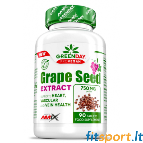 Amix GreenDay Grape Seed Extract 90 tab.  