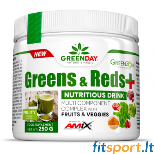 Amix GreenDay Greens & Reds+ 250 g. 