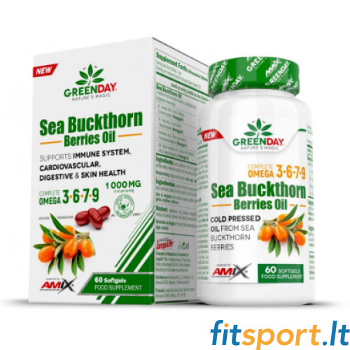 Amix GreenDay Sea Buckthorn Berries Oil 60 kaps.  