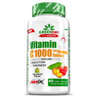 Amix GreenDay ProVegan Vitamin C 1000 with Acerola Extract 60 caps.