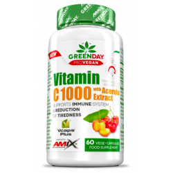 Amix GreenDay ProVegan Vitamin C 1000 with Acerola Extract 60 kaps.