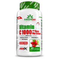 Amix GreenDay Vitamin C 1000 with Rose Hip Extract 60 caps.