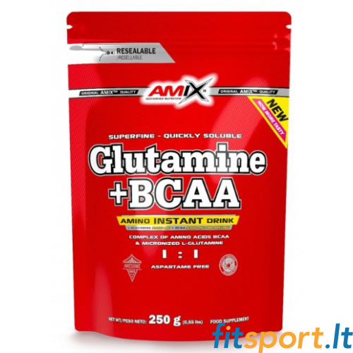 Amix Nutrition Glutamine + BCAA 250 g. DOYPACK 