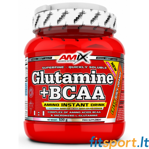 Amix Nutrition Glutamine + BCAA 500 g. - NATURAL Amix Nutrition Glutamine + BCAA 500 g. - NATURAL