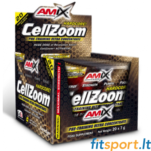 Amix Nutrition CellZoom Hardcore Activator (20 x 7 g.) (su skoniu) Amix Nutrition CellZoom Hardcore Activator (20 x 7 g.) (su skoniu)