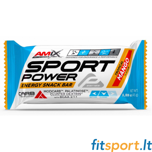 Amix Performance Sport Power Energy Snack Bar 45 g. Amix Performance Sport Power Energy Snack Bar 45 g.