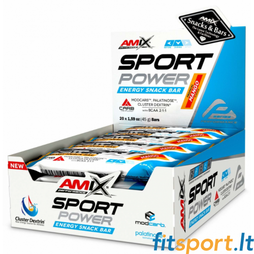 Amix Performance Sport Power Energy Snack Bar (20 x 45 g.) 