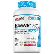Amix Performance MagneChel 375 mg. 180 kaps. + 30 kaps. NEMOKAMAI!