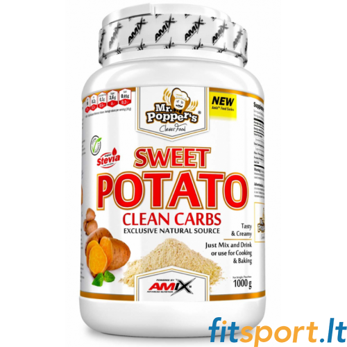 Amix Mr. Poppers - Sweet Potato Clean Carbs 1000 g. 