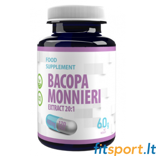 Hepatica Bacopa Monnieri 120 caps. (20:1 Extract) 