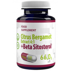 Hepatica Citrus Bergamot (4:1 Extract) + Beta Sitosterol 120 kaps.
