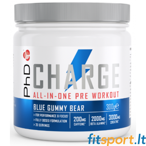 PhD Charge Pre-Workout 300 g. 