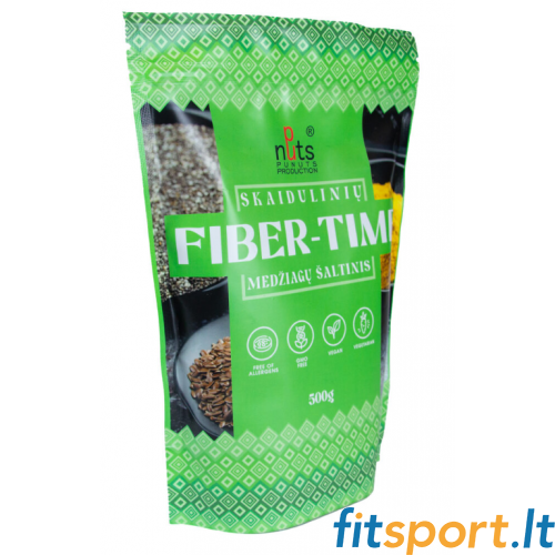 PuNuts Skaidulinių medžiagų šaltinis (Fiber-Time) 500 g. 
