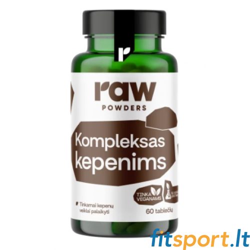 Raw Powders Kompleksas Kepenims 60 tab. Raw Powders Kompleksas Kepenims 60 tab.