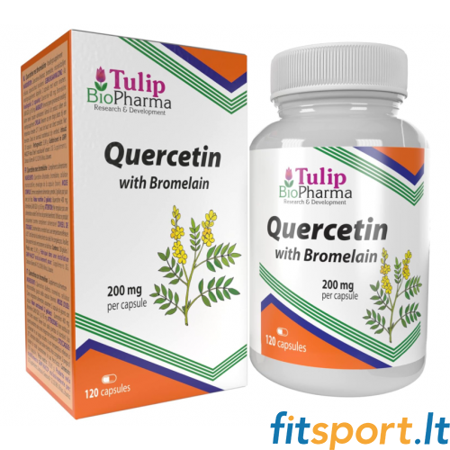 Tulip BioPharma Quercetin with Bromelain 120 kaps. 