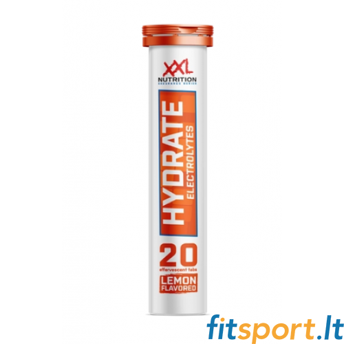 XXL Nutrition Hydrate Electrolytes 20 fizzy tabs. 