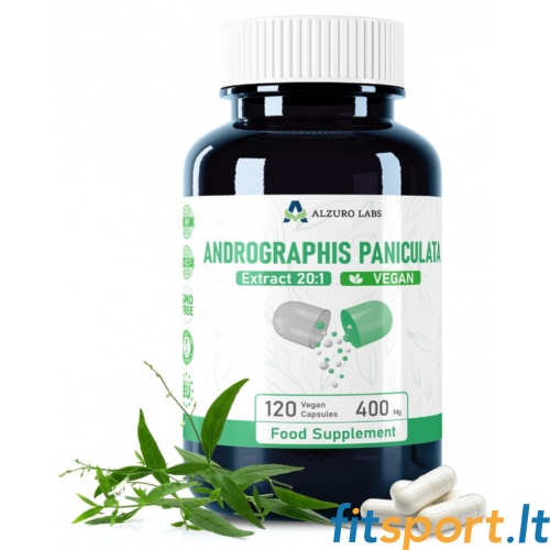 Alzuro Labs Andrographis Paniculata 120 caps. (20:1 Extract) 