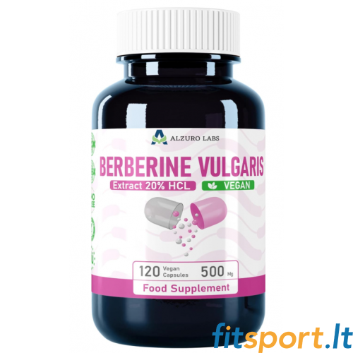 Alzuro Labs Berberine (Vulgaris) 120 kaps. (20:1 Extract) 