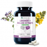 Alzuro Labs Lungwort (4:1 Extract) + Mullein (4:1 Extract) 120 kaps.
