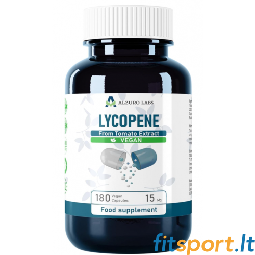 Alzuro Labs Lycopene 180 caps. (200:1 Tomato Extract) 