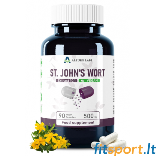 Alzuro Labs St. John's Wort 90 Caps. (10:1 Extract) 