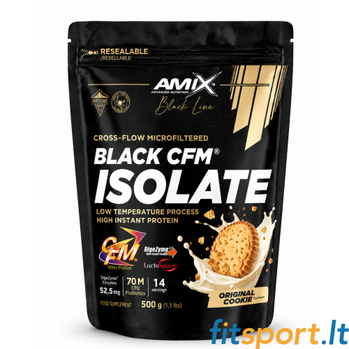 Amix Black Line Black CFM Isolate 500 g. DOYPACK 