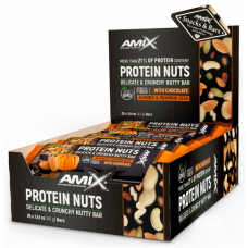 Протеиновый батончик Amix Nutrition с орехами (25 x 40 г).
