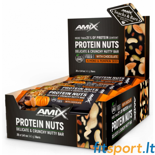 Amix Nutrition Protein Nuts Bar (25 x 40 g.) 