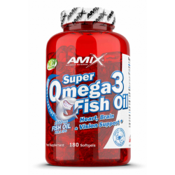 Рыбий жир Amix Nutrition Super Omega3, 180 капсул.