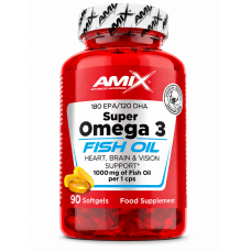 Amix Nutrition Super Omega3 Fish Oil 90 caps.