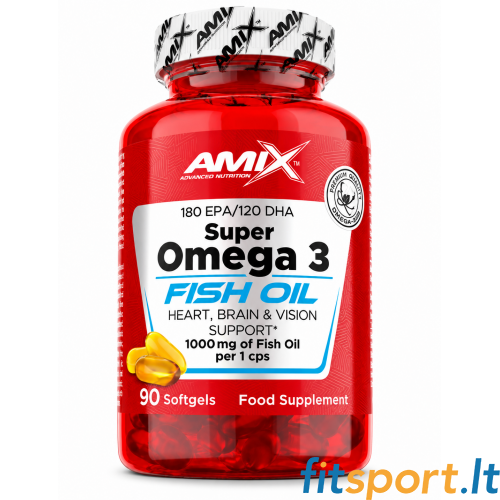 Amix Nutrition Super Omega3 Fish Oil 90 caps. Amix Nutrition Super Omega3 Fish Oil 90 caps.