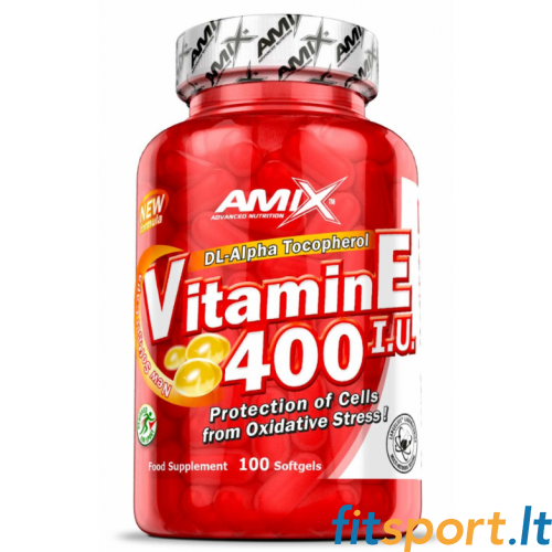 Amix Nutrition Vitamin E 400 I.U. 100 graves 