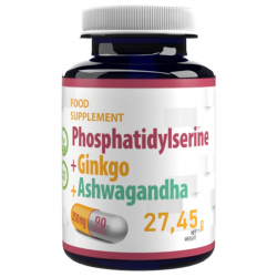 Hepatica Phosphatidylserine + Ginkgo + Ashwaganda 90 kaps.