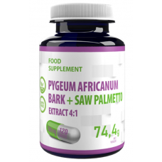 Hepatica Pygeum Africanum Bark + Saw Palmetto 120 kaps. (4:1 Extract)