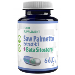 Hepatica Saw Palmetto (4:1 Extract) + Beta Sitosterol 120 kaps.