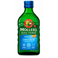 Möller's Žuvų Taukai 250 ml. (vaisių skonio)