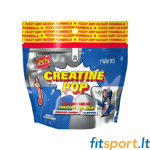 Nano Supps Creatine Pop with Caffeine 200 g. Nano Supps Creatine Pop with Caffeine 200 g.