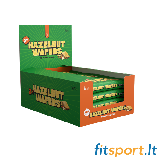 Nano Supps Hazelnut Wafers (12 x 39 g.) 